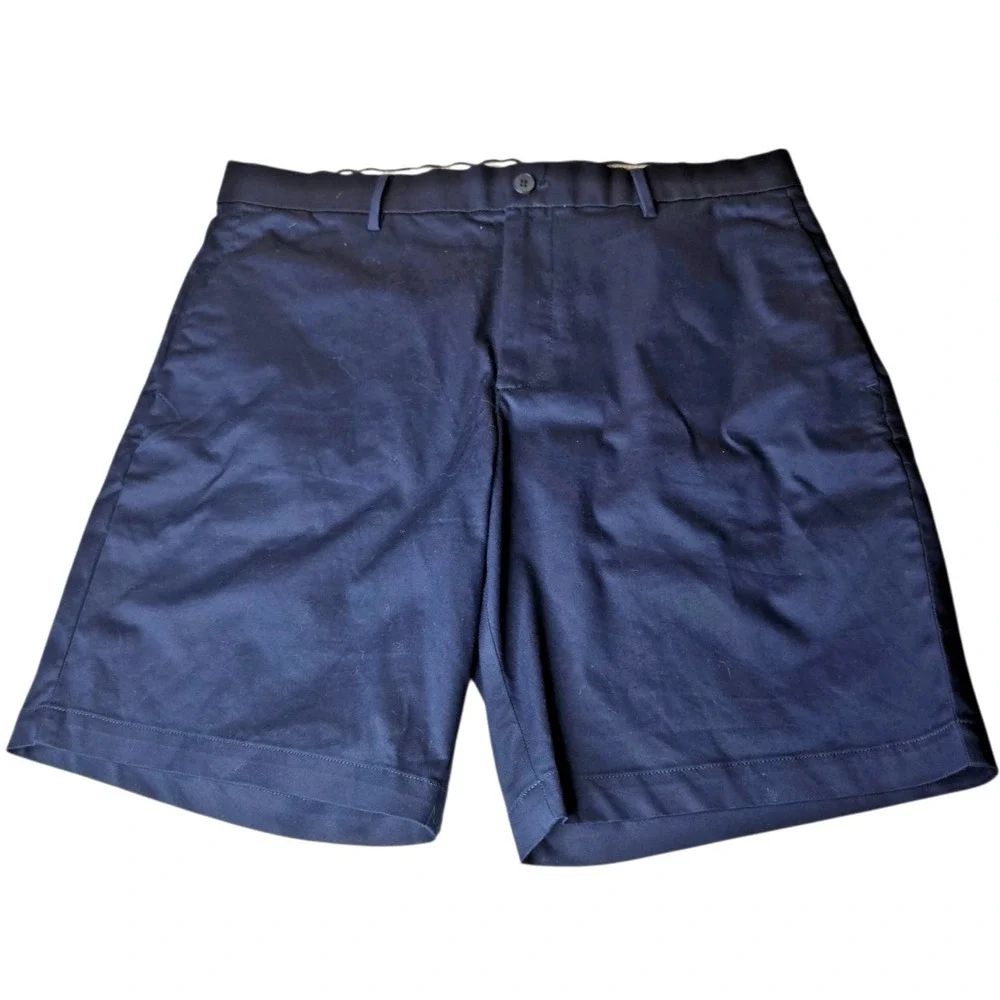 Banana Republic‎ Mens Core Temp Shorts Size 38 Blue Stretch Golf Travel Outdoors